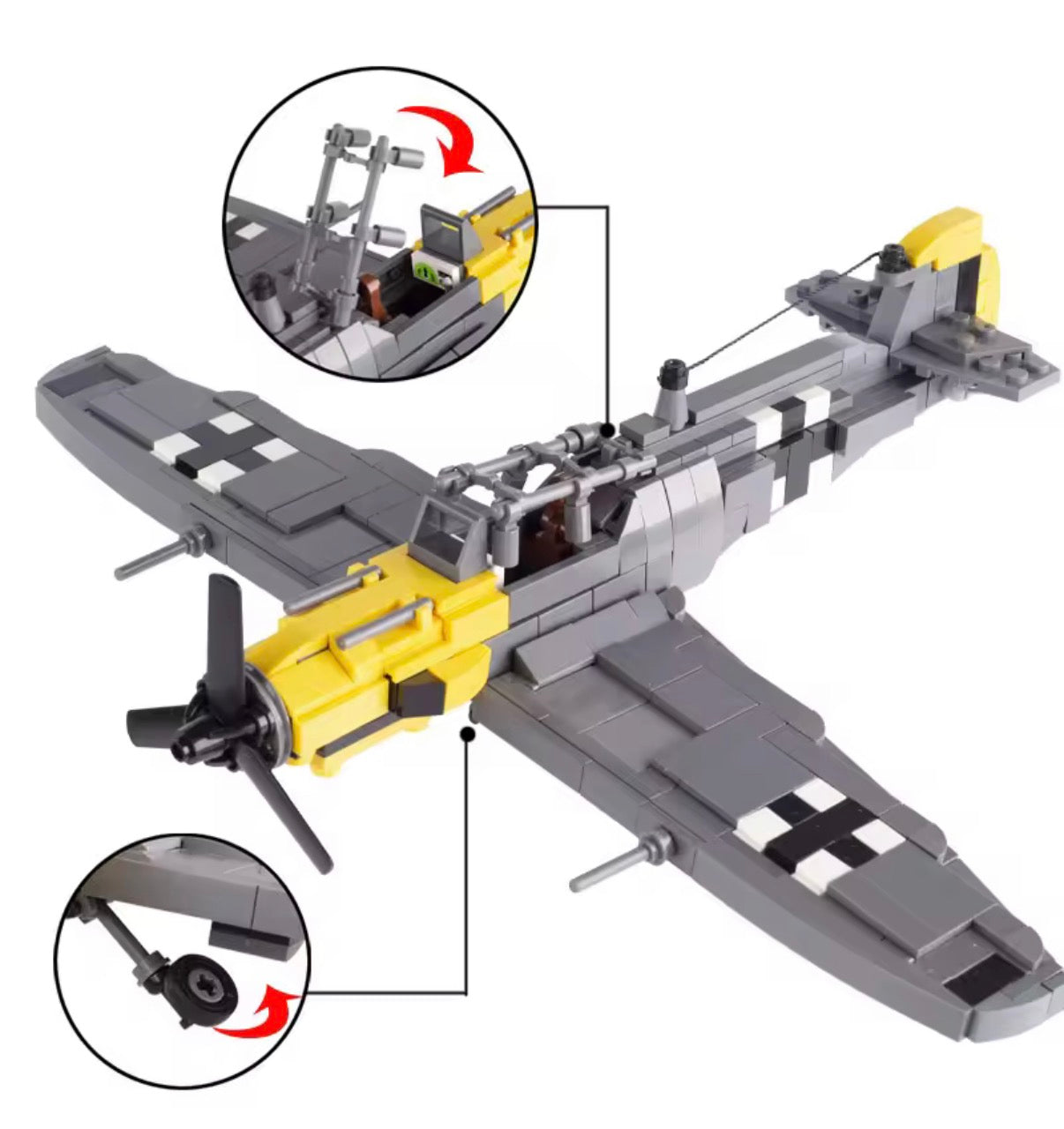 BF-019 fighter airplane