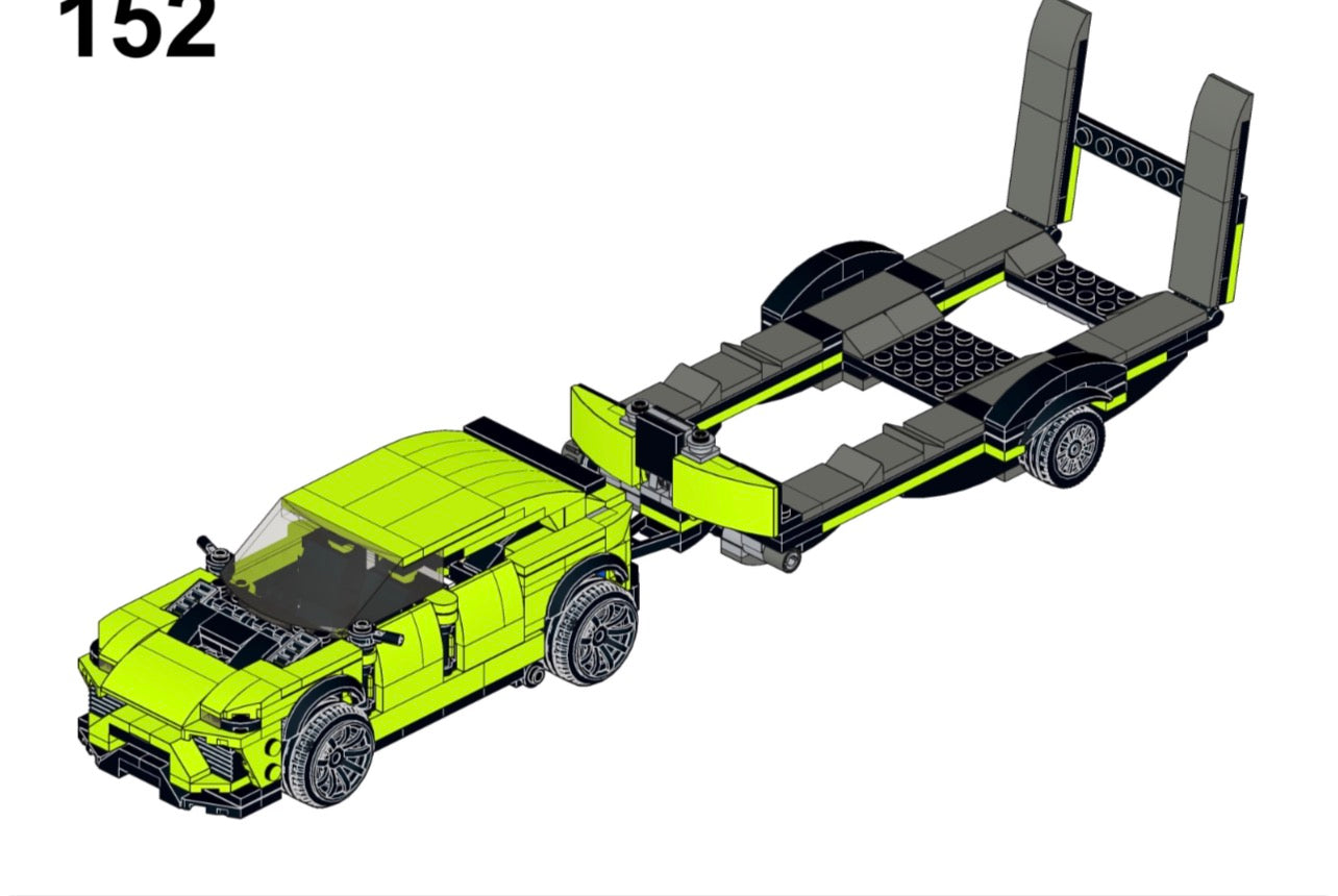 Lamborghini Urus plus trailer