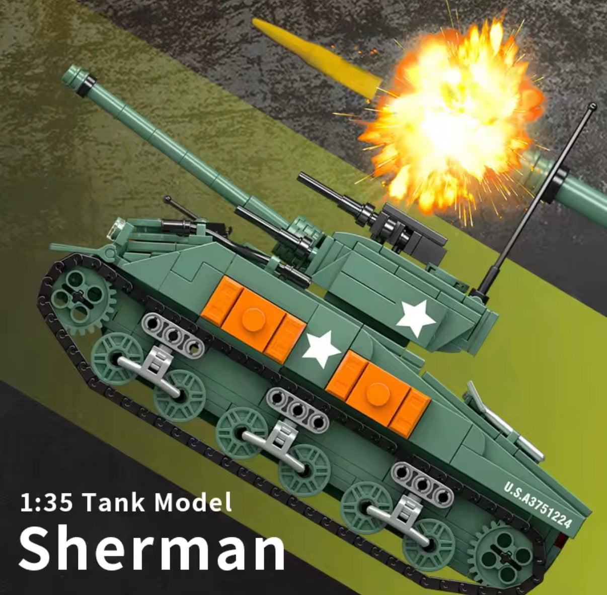 TANK sherman M4A1