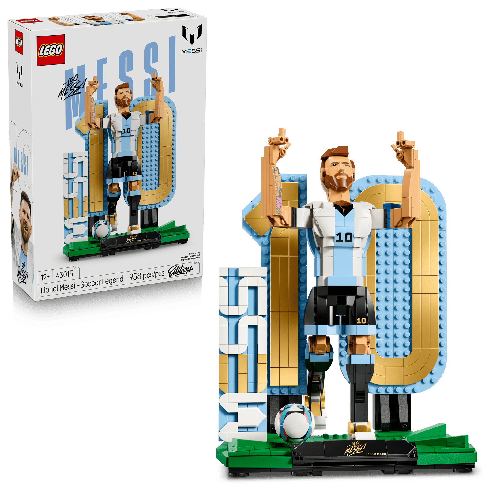 Lionel Messi – Soccer Legend | 958 PCS-LEGO 43015