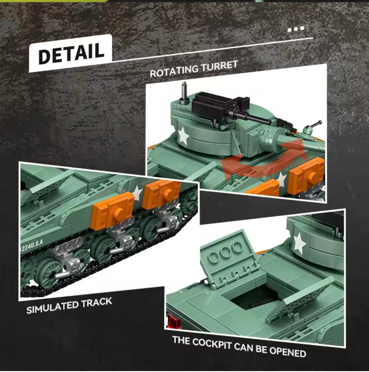 TANK sherman M4A1